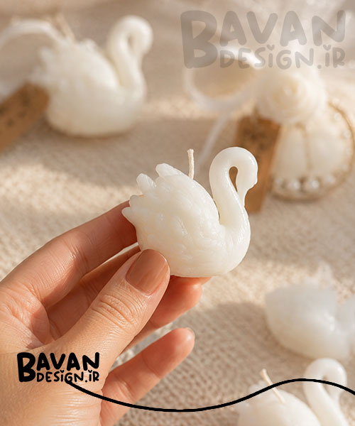 Swan-candle-wedding-gift